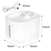 PaWz 3L Automatic Water Fountain Dimensions 