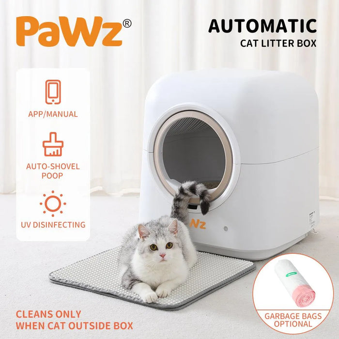 Pawz Smart Cat Litter Box Automatic Self Cleaning 