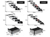 PaWz Foldable Aluminum Pet stairs  Dimensions 