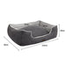 PaWz Comfy Soft Snuggle pet bed Dimensions 