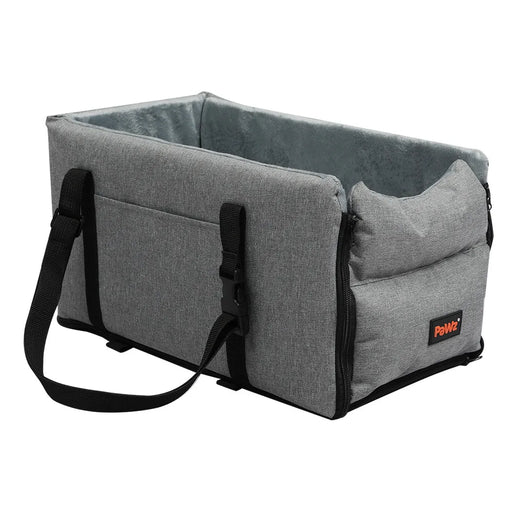 PaWz Console Dog Car Seat with Safe Belt Protector