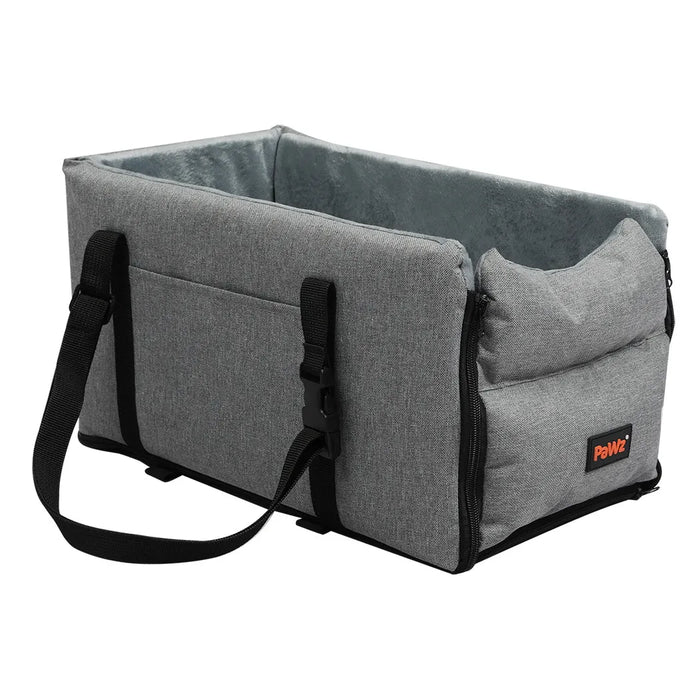 PaWz Console Dog Car Seat with Safe Belt Protector