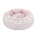 PaWz Calming Donut dog Bed pink