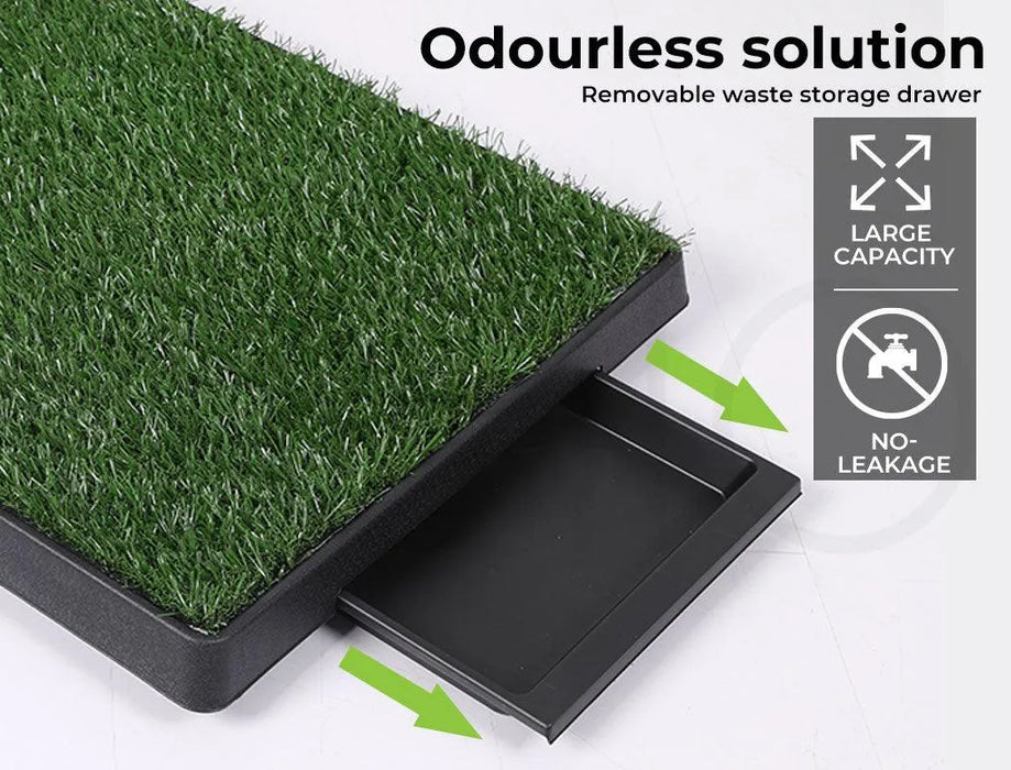 PaWz Fake Grass Puppy Pad  with large tray