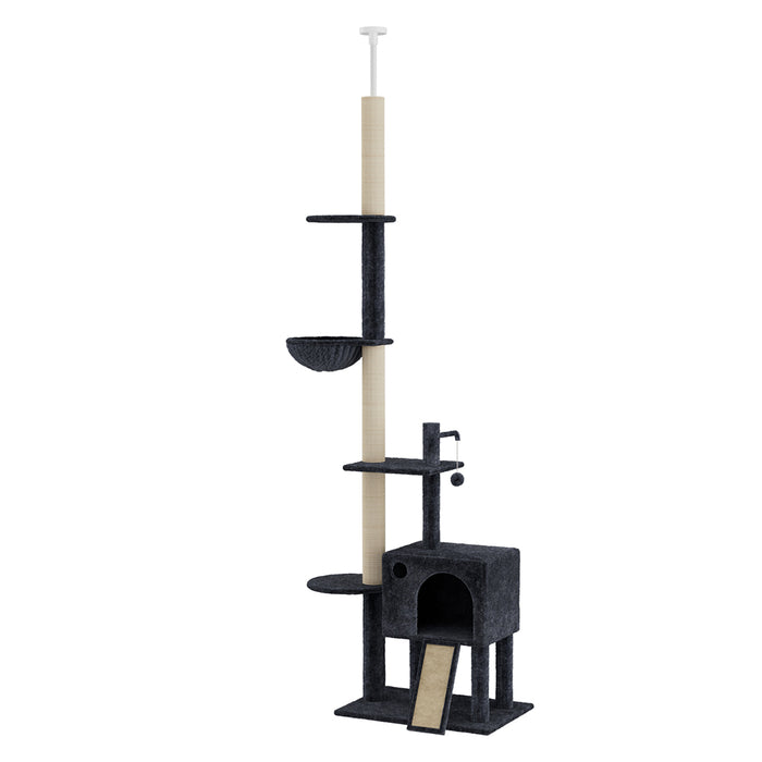 PaWz Floor-to-Ceiling Cat Tree Scratching Condo