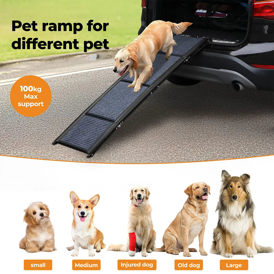Dog Loading Ramp Foldable Dog Ramp for Cars & SUVs – Compact Design