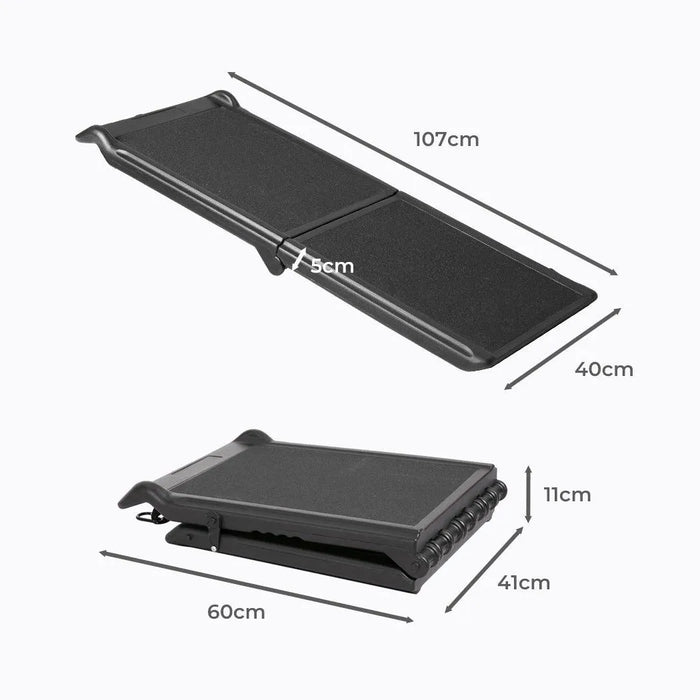 PaWz Foldable Portable Dog Ramp for Car Dimensions 