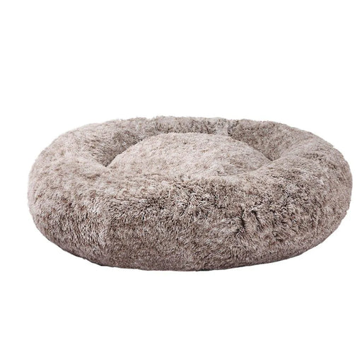 PaWz Large Fluffy cat Bed Brown