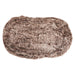 PaWz Large Fluffy dog Bed Cover Brown