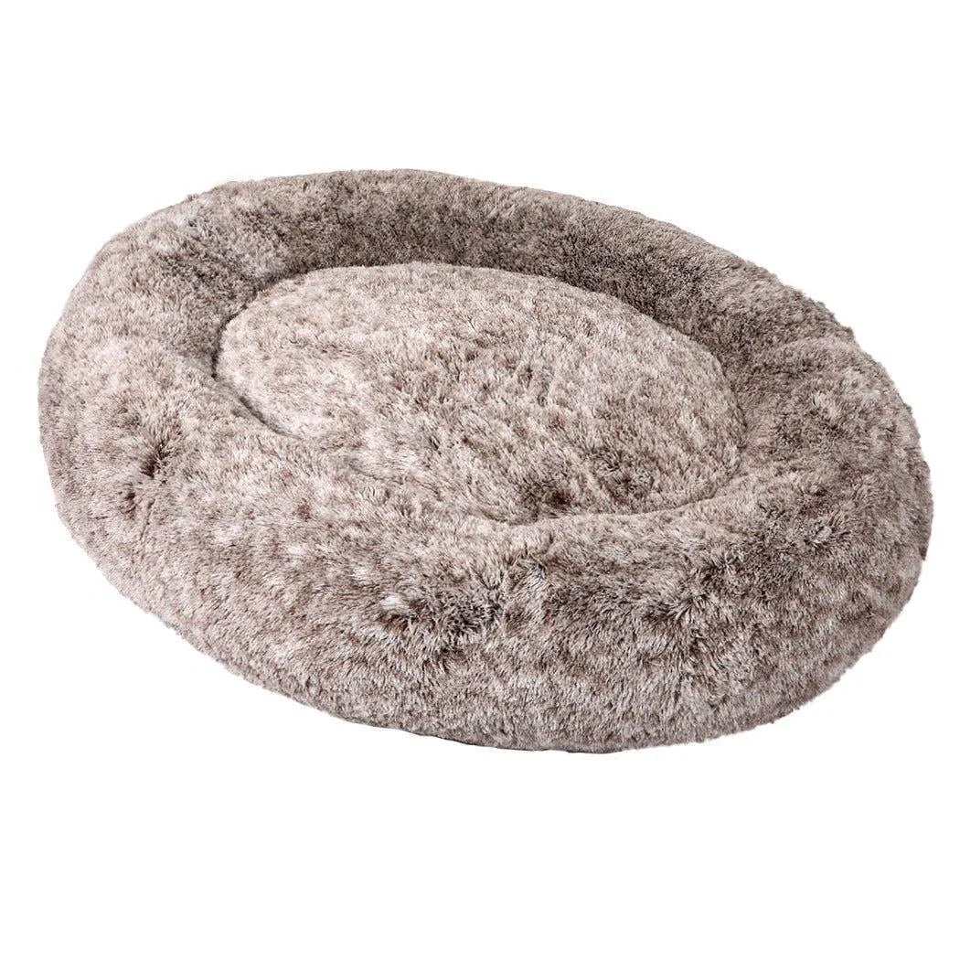 PaWz Large Fluffy dog Bed – Faux Fur Comfort