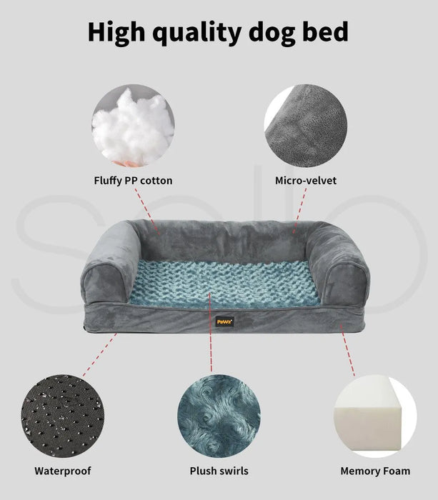 PaWz Premium Pet Sofa Bed features 