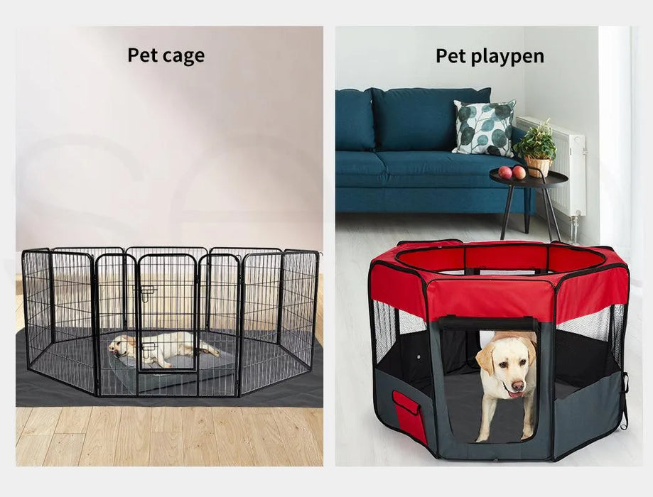 PaWz Reusable Puppy Pee pads in playpen