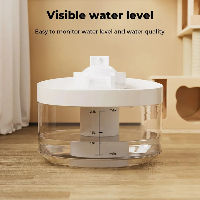 PaWz Sensor-Activated Dog & Cat Water Fountain with Clear water tank 