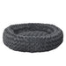 PaWz dog Snuggle Bed Dark  Doughnut Design