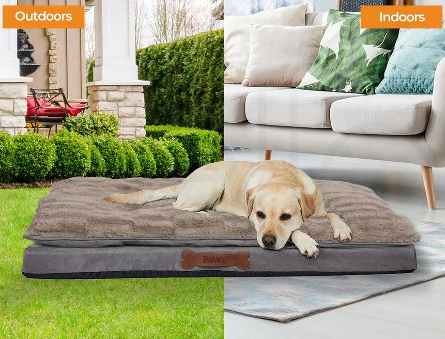 Pawz Dog Memory Foam Mattress use indoor outdoor 