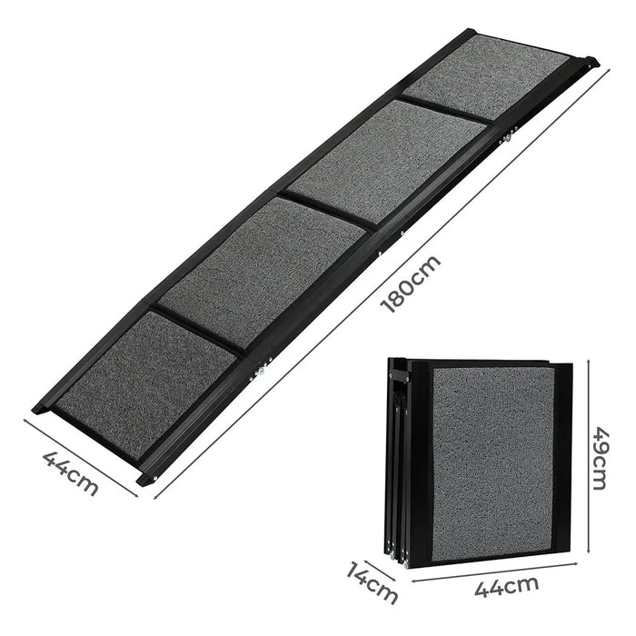  Pawz Foldable Dog Travel Ramp For SUV Cars Dimensions 