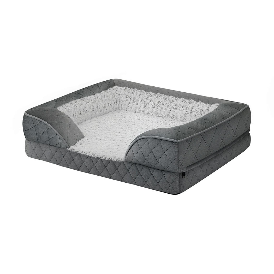 Pawz Orthopedic Pet Bed Dog Memory Foam Cushion Calming Mat Washable