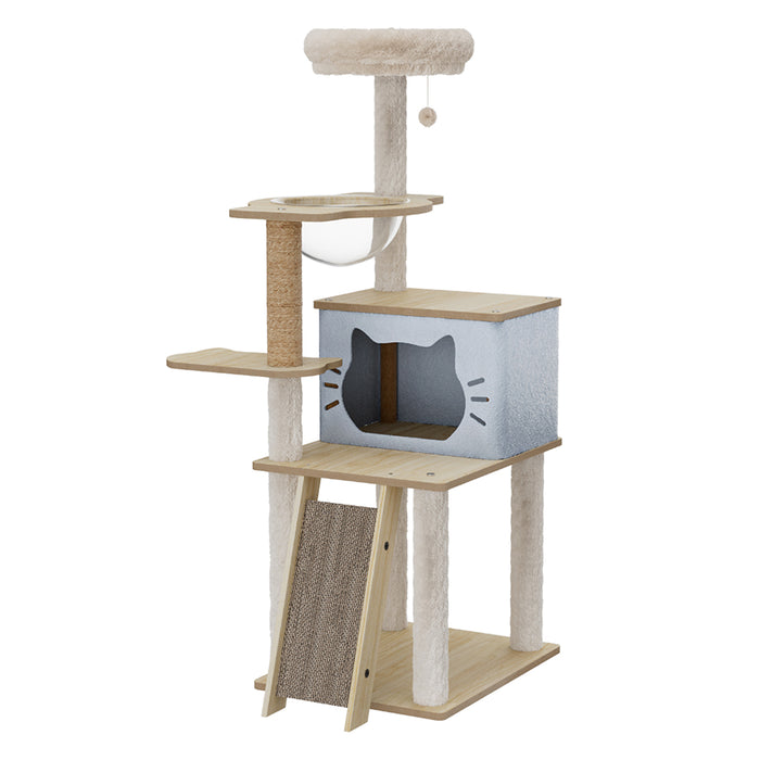 Pawz Wooden Multi-level Cat Tree Tower