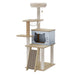 Pawz Wooden Multi-level Cat Tree Tower