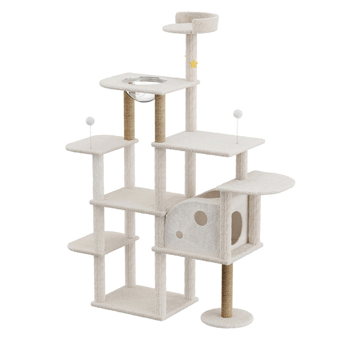 Pawz Wooden Multi-level Cat Tree Tower Large 172cm