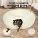 Pawz cat tunnel bed have soft mat and fluffy exterior