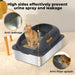 Pawz stainless steel cat litter box​ Large