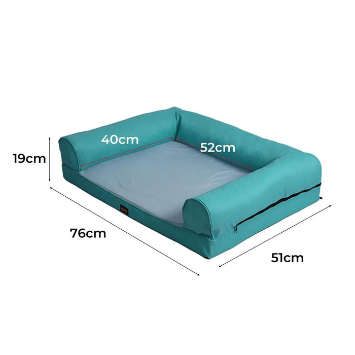 PaWz Dog Cooling Sofa Bed Dimensions Teal small