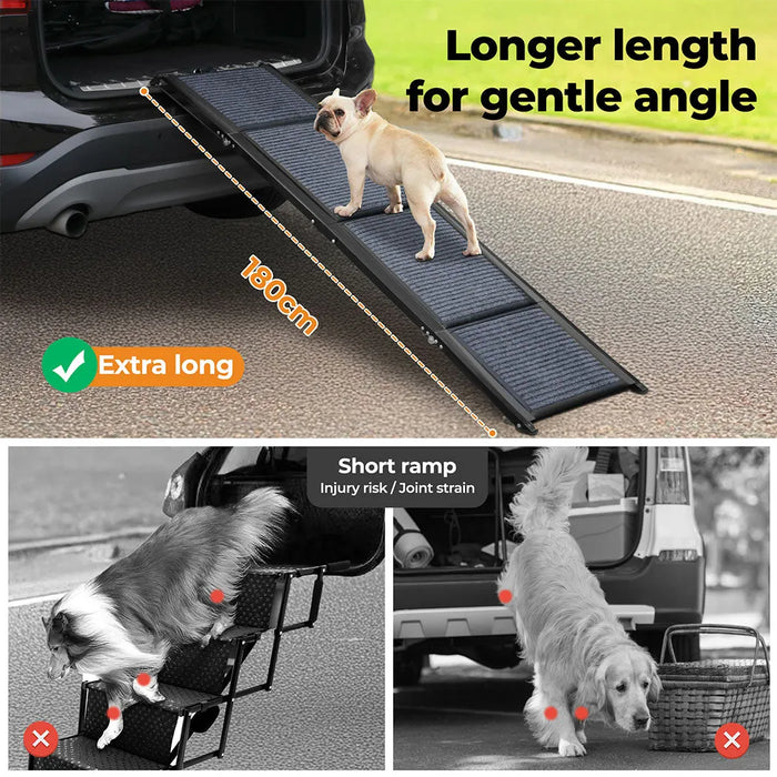 PaWz Foldable Dog Ramp for Cars & SUVs