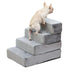 pug on PaWz Detachable Pet Stairs 