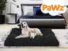 Puppy and dog on PaWz Pet Calming Cushion Dog Bed 