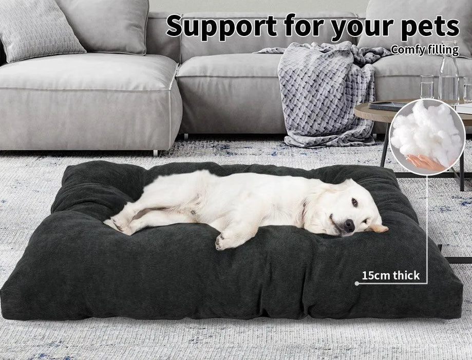 Puppy resting on PaWz Pet Calming Cushion Dog Bed 