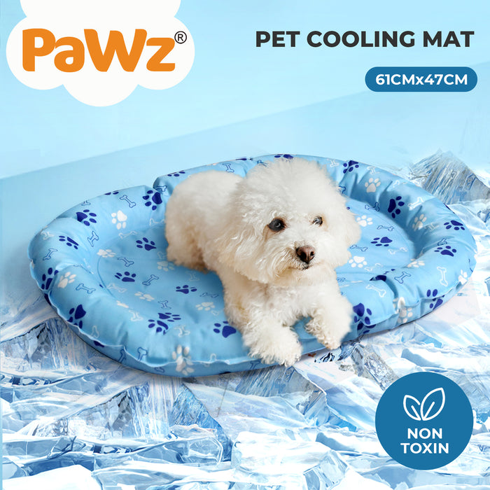 Pawz Pet Cooling Mat Dog Cat Gel Non-Toxic Bed Pillow Self-cool Summer Ice Pad