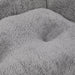 Soft sitting place on grey luxury bed dog​