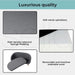 Soft velvet upholstery of chaise lounge dog bed​