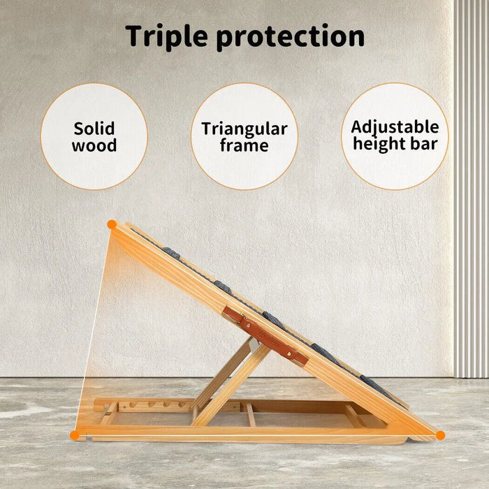Triple Protection Pawz wooden dog ramp