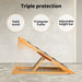 Triple Protection Pawz wooden dog ramp