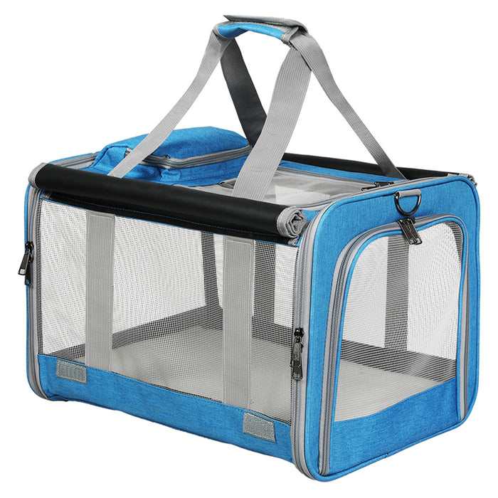 Pawz Pet Carrier Foldable Dog Cat Soft Crate Travel Cage Portable Bag Kennel