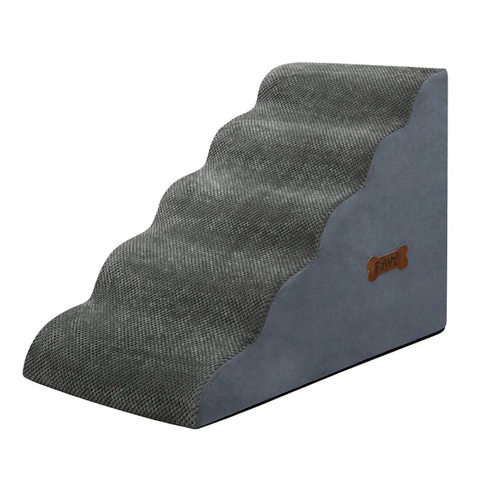 Pawz Pet Steps Dog Stairs Dog Ramp High Density Foam Non-Slip for Bed Sofa