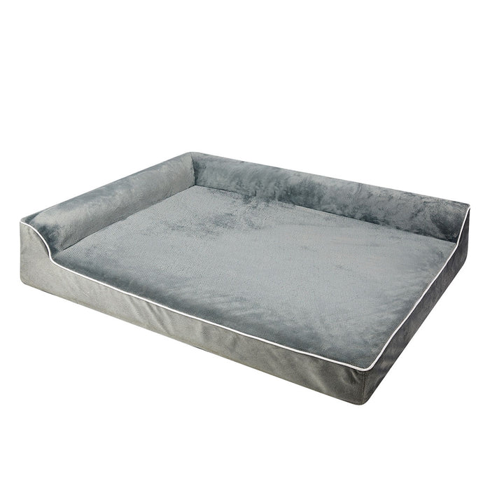 Orthopedic Dog Bed with Memory Foam Cushion - Washable Cover