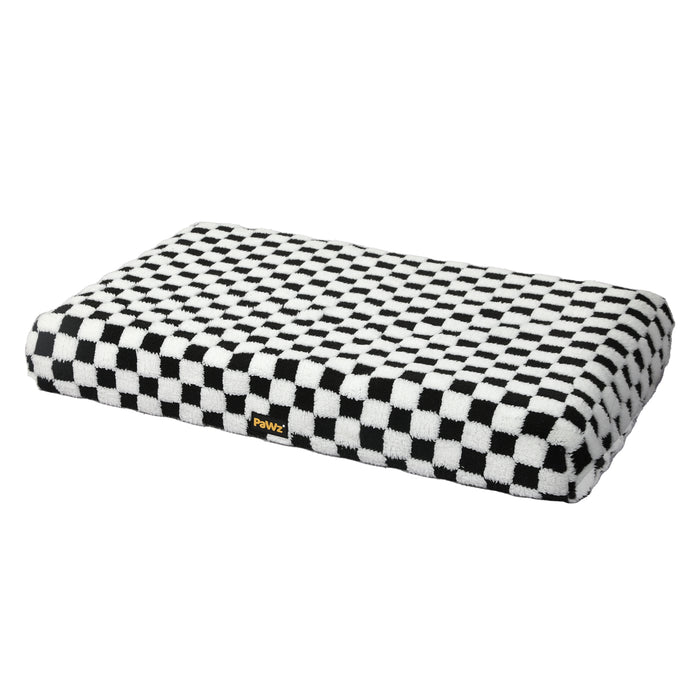 Orthopedic Dog Bed Memory Foam Dog Mattress Square Checkerboard Pet Mat