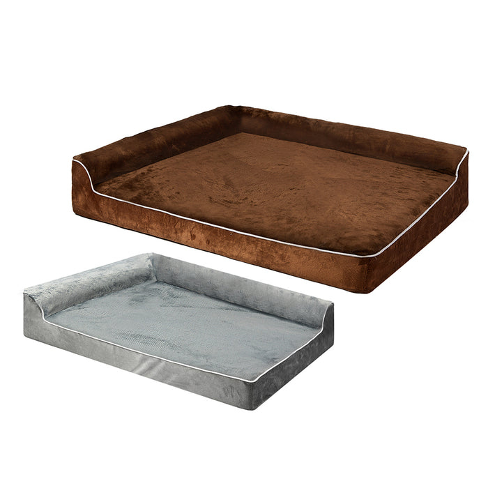Orthopedic Dog Bed with Memory Foam Cushion - Washable Cover