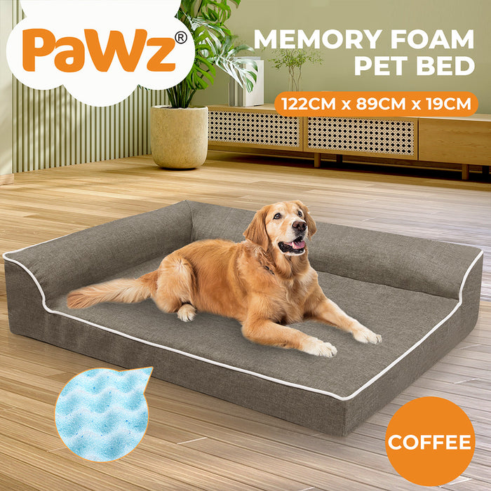 Pawz Orthopedic Pet Bed Memory Foam With Cooling Gel