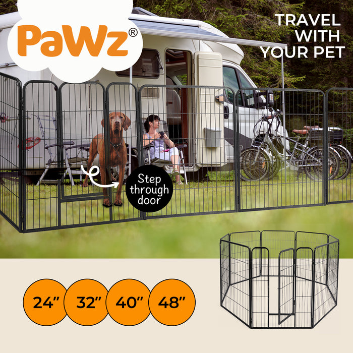 PaWz 8 Panel Pet Dog Playpen