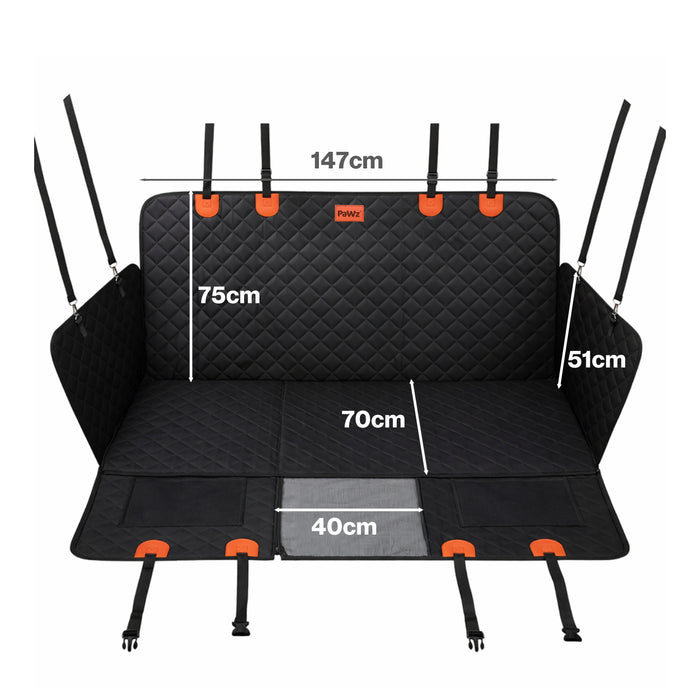 Dog Car Seat Cover Waterproof Pet Back Seat Hammock Safety Protector