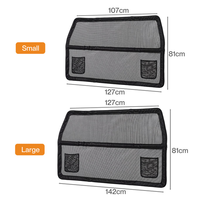 Dog Car Barrier Guard Back Seat Safety Protector Mesh Net Pet Dividers
