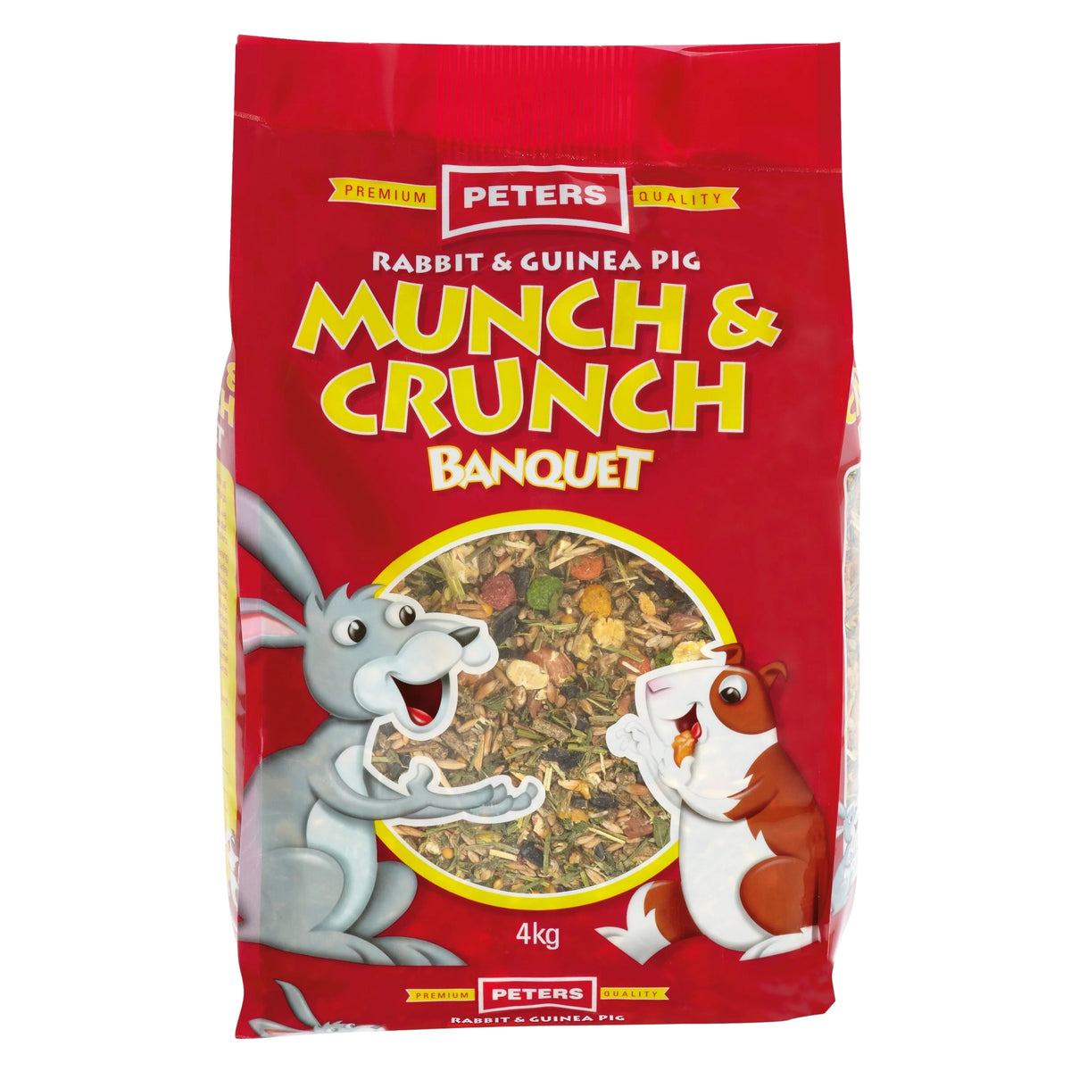 Peters Rabbit & Guinea Pig Munch & Crunch 4Kg