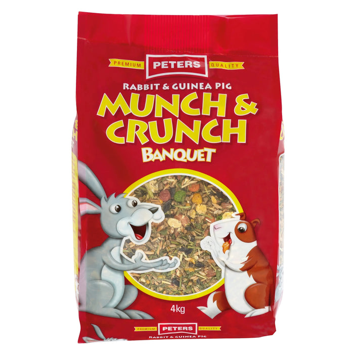 Peters Rabbit & Guinea Pig Munch & Crunch 4Kg