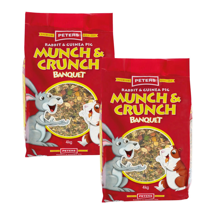 Peters Rabbit & Guinea Pig Munch & Crunch 4Kg