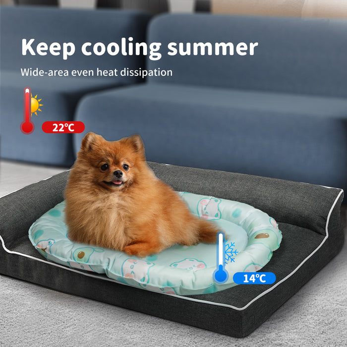 Pawz Pet Cooling Mat Dog Cat Gel Non-Toxic Bed Pillow Self-cool Summer Ice Pad