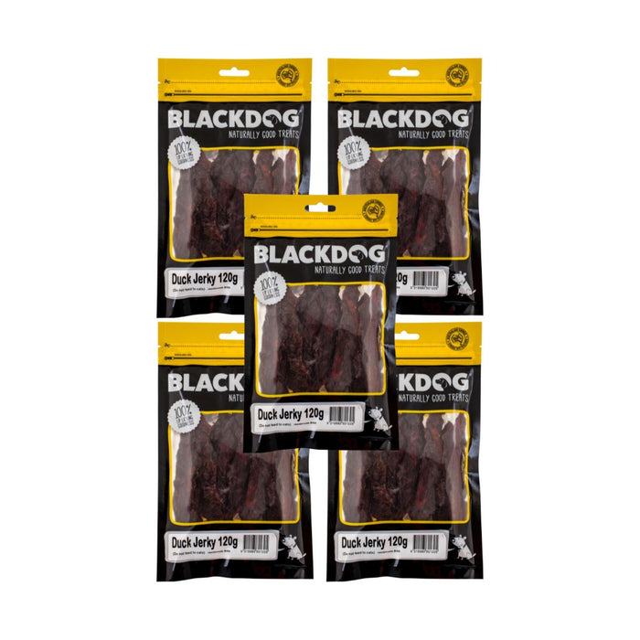 Blackdog Dog Treats Duck Jerkey 120g x5